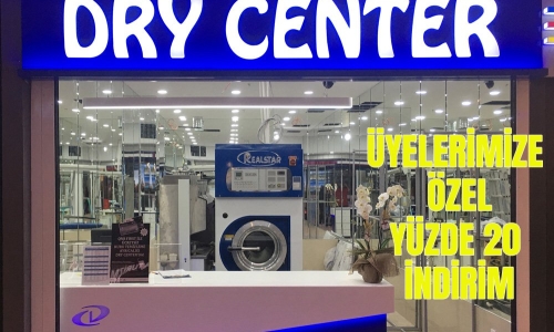 DRY CENTER KURU TEMİZLEME'DEN ÜYELERİMİZE ÖZEL YÜZDE 20 İNDİRİM