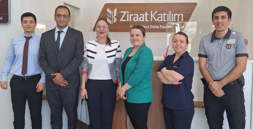 BOZKURT, ZİRAAT KATILIM BAYRAKLI, EGE TİCARİ ŞUBELERİ VE FİRMA ANALİZ BİRİMİNİ ZİYARET ETTİ
