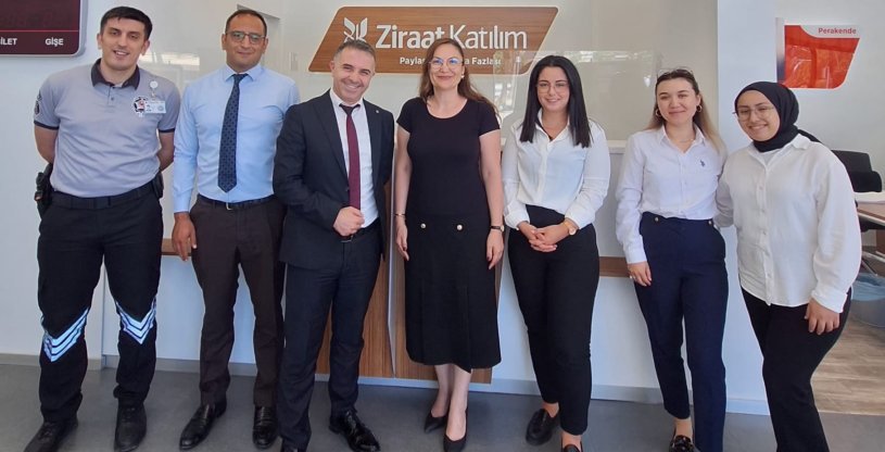 BOZKURT, ZİRAAT KATILIM İZMİR VE BAYRAKLI ŞUBELERİNİ ZİYARET ETTİ