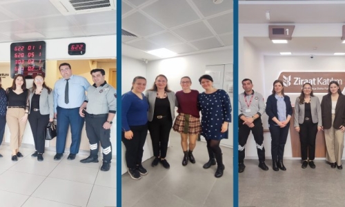 BOZKURT, ZİRAAT BANKASI ALAYBEY, HALKBANK GİRNE BULVARI VE ZİRAAT KATILIM ÇİĞLİ ŞUBELERİNİ ZİYAET ETTİ