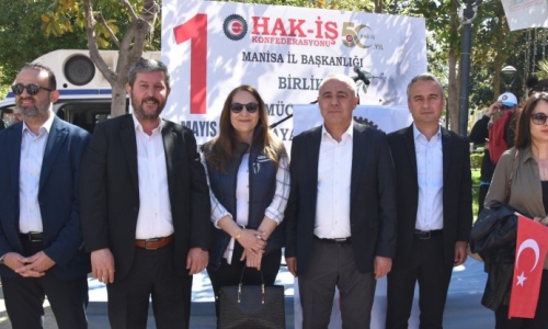 BOZKURT, MANİSA'DA 1 MAYIS ETKİNLİĞİNE KATILDI